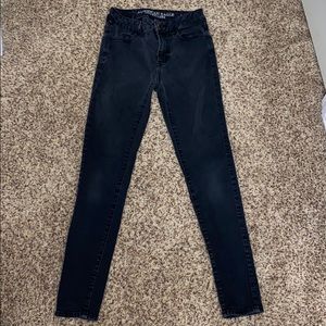 American Eagle Size 0 Charcoal Jeans